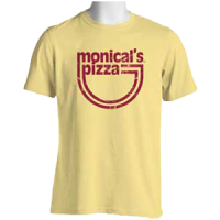 Monical's Retro Logo Yellow T-Shirt