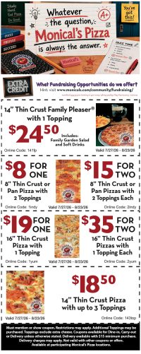 Monical's coupons